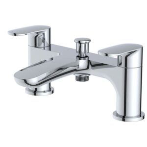 RAK Mercury Deck Mounted Bath Shower Mixer Tap Chrome