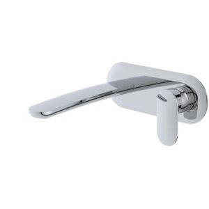 RAK Mercury Wall Mounted Single Lever Basin Mixer Chrome