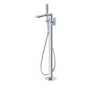 RAK Mercury Floor Standing Bath Shower Mixer Tap Chrome