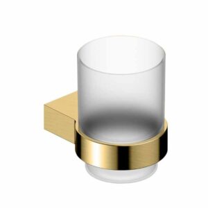 RAK Petit Round Tumbler Holder Brushed Gold