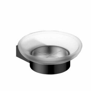 RAK Petit Round Soap Dish Holder Matt Black