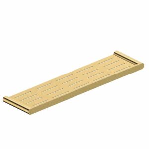 RAK Petit Round Bathroom Shelf Brushed Gold