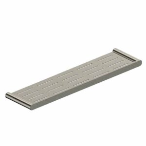 RAK Petit Round Bathroom Shelf Brushed Nickel