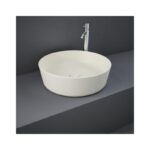 RAK Feeling Round Countertop Basin 420mm Matt Greige