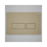 RAK Ecofix Rectangular Dual Flush Plate Matt Cappuccino