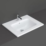 RAK Joy Drop-In Washbasin 61x46cm 1 Tap Hole