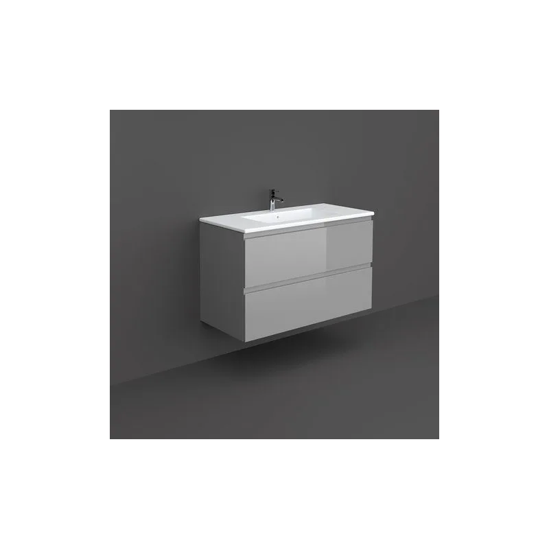 RAK Joy Wall Hung Vanity Unit 100cm Urban Grey