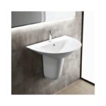 RAK Morning 650mm 1 Hole Basin & Semi Pedestal