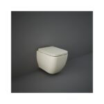 RAK Feeling Rimless Wall Hung Toilet & Soft Close Seat Matt Greige