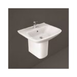 RAK Origin 62 650mm 1 Hole Basin & Semi Pedestal