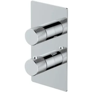 RAK Amalfi Single Outlet, 2 Handle Thermostatic Valve Chrome