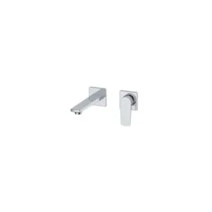 RAK Blade 2 Hole Wall Mounted Basin Mixer