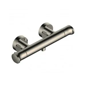 RAK Round Thermostatic Bar Shower Valve Brushed Nickel