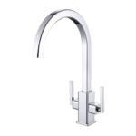 RAK Athens Modern Twin Lever Kitchen Sink Mixer