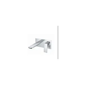 RAK Moon Wall Mounted Basin Mixer with Back Plate Chrome