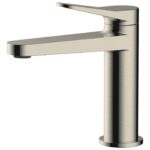 RAK Petit Round Standard Basin Mixer Brushed Nickel