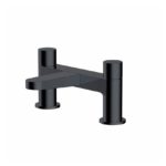 RAK Petit Round Bath Filler Matt Black