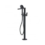 RAK Petit Round Freestanding Bath Shower Mixer Matt Black