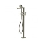 RAK Petit Round Freestanding Bath Shower Mixer Brushed Nickel