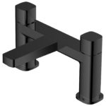 RAK Petit Square Bath Filler Matt Black