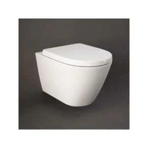 RAK Resort Rimless Wall Hung Pan with Soft Close Toilet Seat