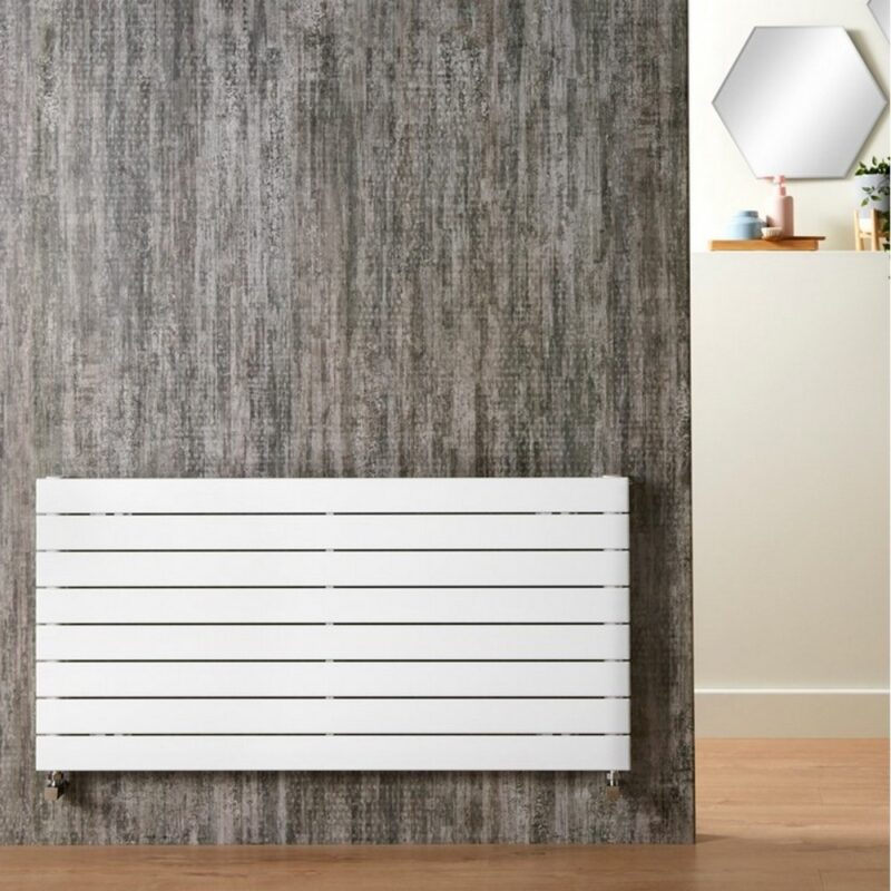 Redroom SuperNovar White Horizontal 592x800mm Single Panel Radiator