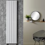 Redroom SuperNovar White Vertical 1800x296mm Double Panel Radiator