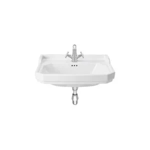 Roca Carmen 650 x 480mm Wall-Hung Basin 1 Taphole