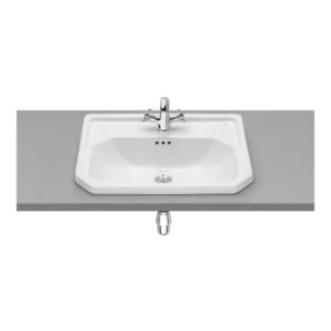 Roca Carmen 600 x 450 In-Countertop Basin 1 Taphole