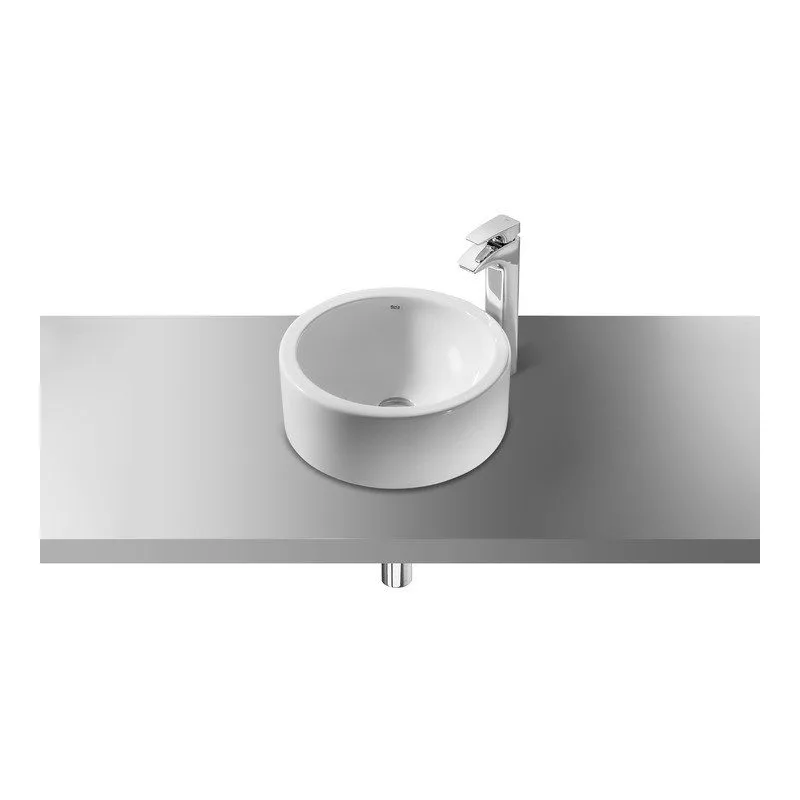 Roca Terra On Countertop Basin 390mm Diameter 0 Tapholes