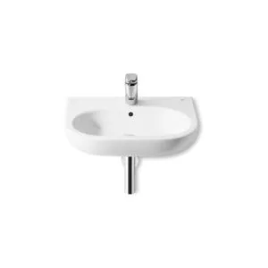 Roca Meridian-N Wall-Hung Basin 600 x 460mm 1 Taphole