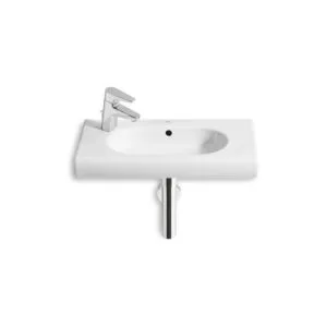 Roca Meridian-N Compact Wall-Hung Basin 600 x 320mm 1 LH Taphole