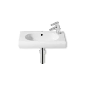 Roca Meridian-N Compact Wall-Hung Basin 550 x 320mm 1 RH Taphole