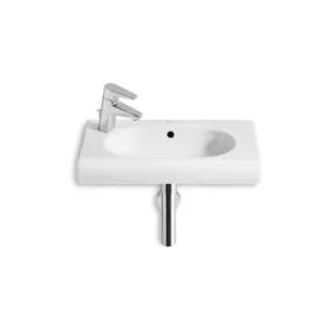 Roca Meridian-N Compact Wall-Hung Basin 550 x 320mm 1 LH Taphole