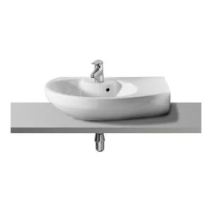 Roca Senso Compact Asymmetric Corner Basin RH 1 Taphole