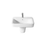 Roca Senso Square Vanity/Wall-Hung Basin 600 x 475mm 1 Taphole