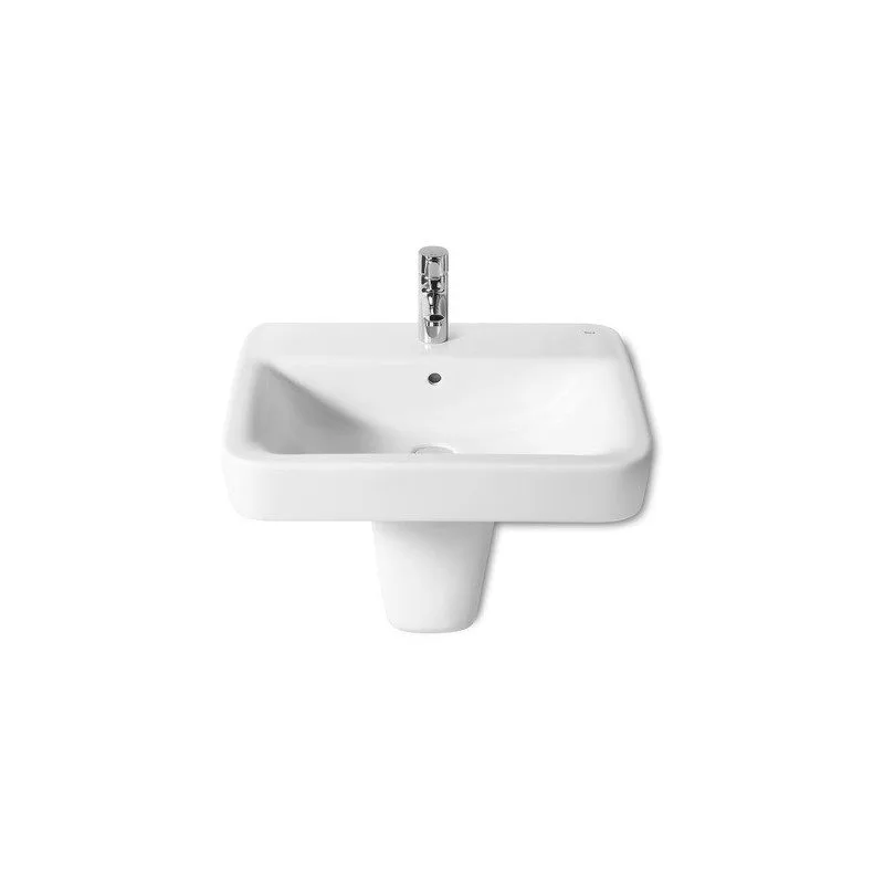 Roca Senso Square Vanity/Wall-Hung Basin 600 x 475mm 1 Taphole