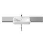 Roca Senso Square Semi-Recessed Basin 560 x 420mm 1 Taphole