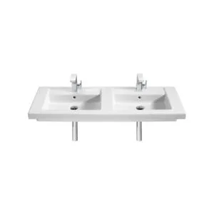 Roca Prisma Double Basin 1200x460mm White