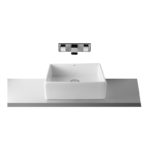 Roca Sofia On Countertop Basin 460 x 410mm 0 Tapholes