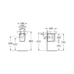 Roca Dama-N Semi-Pedestal for Compact Basins