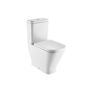 Roca The Gap Close Coupled Comfort Height WC Pan White