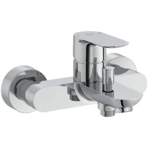 Roca Cala Wall Bath Shower Mixer Chrome