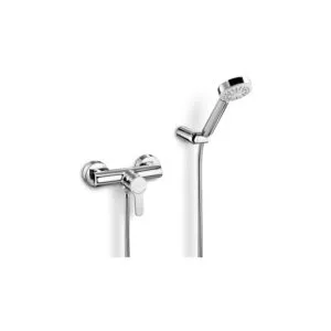 Roca L20 Wall Mounted Shower Mixer & Kit