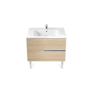 Roca Victoria-N Unik 1000mm 2 Drawer Base Unit & Basin Oak