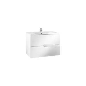 Roca Victoria-N Unik 1000mm 2 Drawer Unit & Basin Gloss White