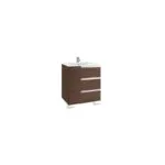 Roca Victoria-N Unik 600mm 3 Drawer Unit & Basin Gloss White