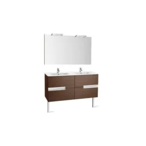 Roca Victoria-N Pack 1200mm Basin Unit, Mirror & Light Grey