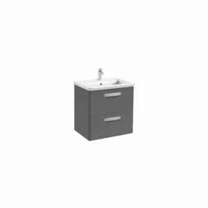 Roca Unik The Gap 600mm Base Unit & Basin Grey