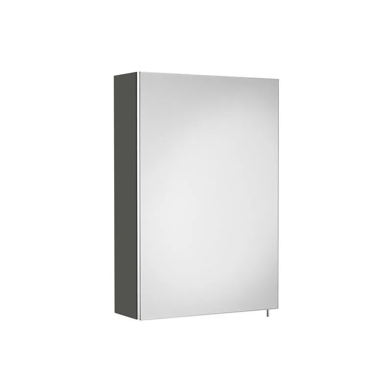 Roca Luna Mirrored Cabinet 400 Gloss Anthracite Grey